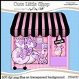 Little New Baby Girl Shop - Little Shop - CU4CU Digital Clip Art Set