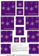 Xmas Let it Snowflakes - Pyramage sheet