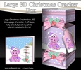 3D Large Christmas Cracker Box Mini Kit -  Cute Dinosaur has an Xmas Cracker