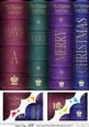 8 x 8 Merry Christmas Books Scalloped Corner Topper