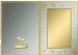 A5 Metallic Romantic Hearts Plain Card Base