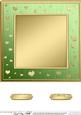 8 x 8 Metallic Romantic Hearts Plain Card Base