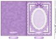 5 x 7 Pearls, Lace and Ribbon Plain Card Base