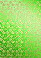 Gold Metallic Flowers Matching Backing Paper Kit