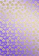 Gold Metallic Flowers Matching Backing Paper Kit