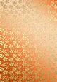 Gold Metallic Flowers Matching Backing Paper Kit