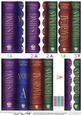 Merry Christmas Books Scallop Edge Side Stacker
