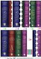 Merry Christmas Books Scallop Edge Side Stacker