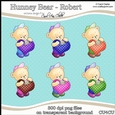 Hunney Bears - Robert - CU4CU Digital Clip Art Set