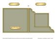 Cut and Fold Corner Card Plain Card Base