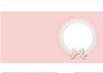 Square Pearls and Lace Card Front or Insert
