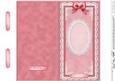 Dl Pearls, Lace and Ribbon Plain Card Base