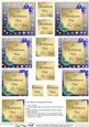 Elegant Christmas Greeting Pyramage Sheet