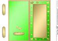 Dl Metallic Romantic Hearts Plain Card Base