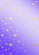 Metallic Romantic Hearts Matching Backing Paper Kit