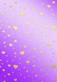Metallic Romantic Hearts Matching Backing Paper Kit