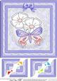 Fluttery Butterfly - 8 x 8 Scalloped Corner Topper