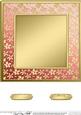 8 x 8 Metallic Flowers Plain Card Base
