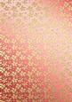 Gold Metallic Flowers Matching Backing Paper
