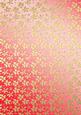 Gold Metallic Flowers Matching Backing Paper