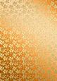 Gold Metallic Flowers Matching Backing Paper