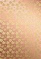 Gold Metallic Flowers Matching Backing Paper