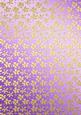 Gold Metallic Flowers Matching Backing Paper