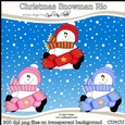 Christmas Snowman Rio- CU4CU Digital Clip Art Set