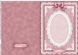 A5 Pearls, Lace and Ribbon Plain Card Base