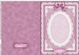 A5 Pearls, Lace and Ribbon Plain Card Base