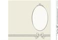 'metallic' Dl Fancy Bow Card Fronts or Insert