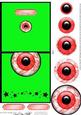 Halloween Spooky Eyes Easy Over the Edge N Circular Pyramid