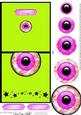 Halloween Spooky Eyes Easy Over the Edge N Circular Pyramid