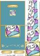 Patchwork Letter Easy Over the Edge Card N Spiral Pyramid