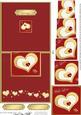 Elegant Hearts No-Hole Over the Edge with Spiral Pyramid Topper