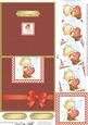 Hunney Bear Robert has a Heart - No-Hole Over the Edge & Spiral Pyramid