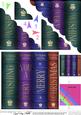 Merry Christmas Books Scallop Corner Side Stacker Topper