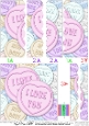 I Love You Sweet Heart - Scallop Edge Side Stacker