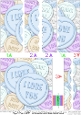 I Love You Sweet Heart - Scallop Edge Side Stacker