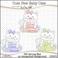 Cute Baby Cats - CU4CU Digital Clip Art Set