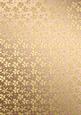 Gold Metallic Flowers Matching Backing Paper