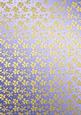 Gold Metallic Flowers Matching Backing Paper