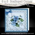 8 x 8 Pretty Viola Scalloped Corner Kit