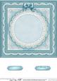 8 x 8 Pearls, Lace and Ribbon Plain Card Base