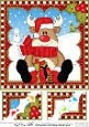 Christmas Rudolph 8 x 8 Scalloped Corner Topper 