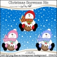 Christmas Snowman Rio- CU4CU Digital Clip Art Se