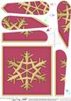 Christmas Snowflake - Fan Pyramage Topper