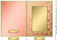 5 x 7 Metallic Flowers Plain Card Base