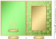5 x 7 Metallic Flowers Plain Card Base