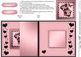 Elegant Boudoir No-hole Fold Back Card
